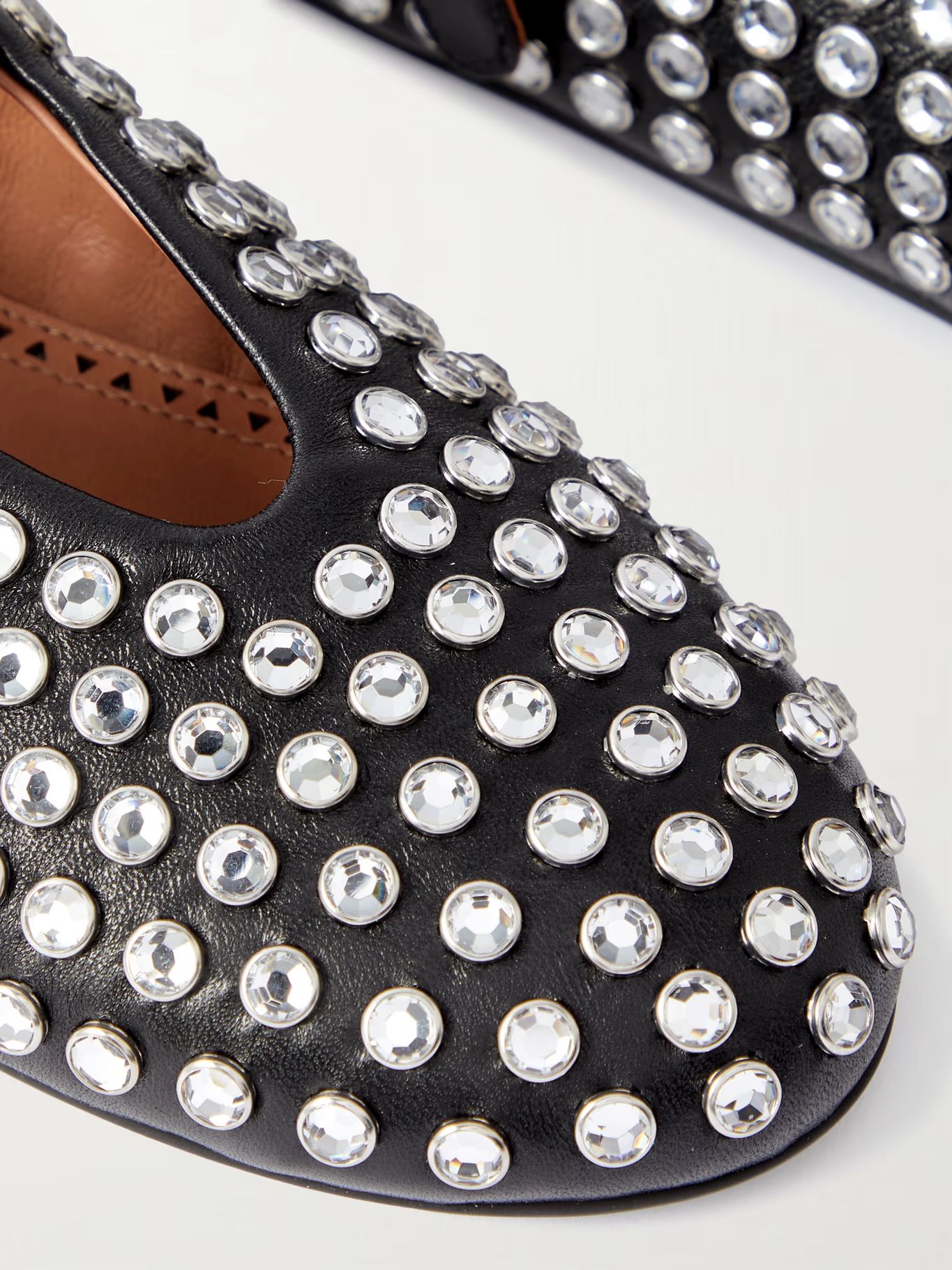 Ballerina aus Pelle di Agnello mit Strass