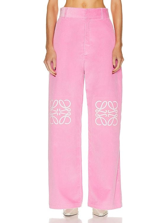 Pantaloni di velluto a coste Pink