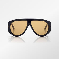 Tom F Sunglasses Shini Black/Brown