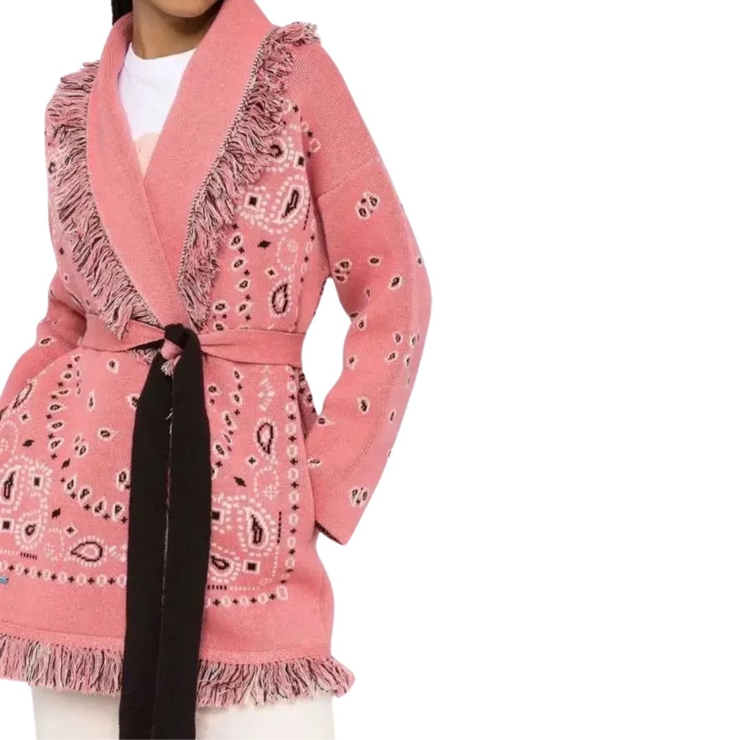 CARDIGAN BANDANA ROSA