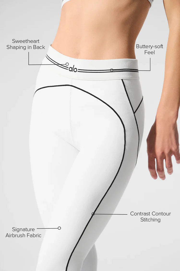 Completo High-Waist Heart Throb Bianco